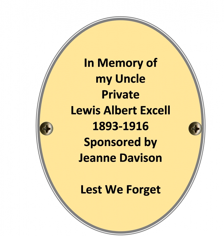 Private Lewis Albert Excell