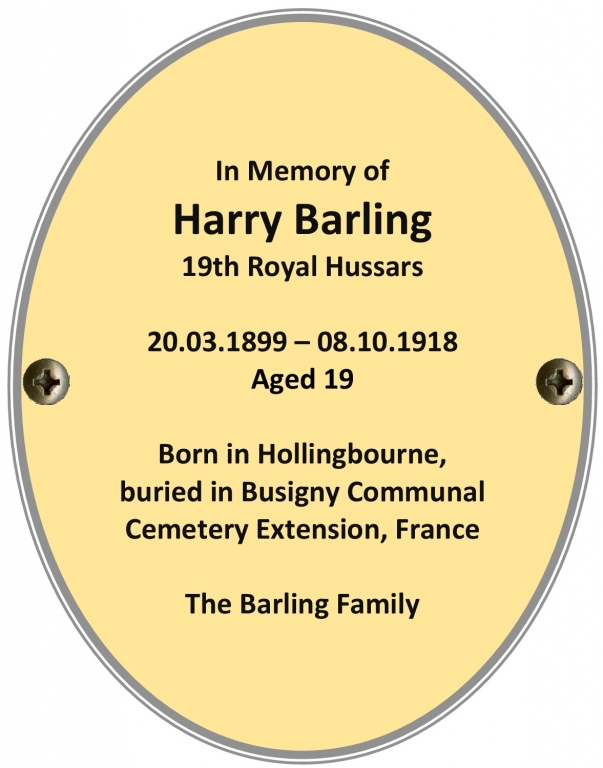 Private Harry Barling