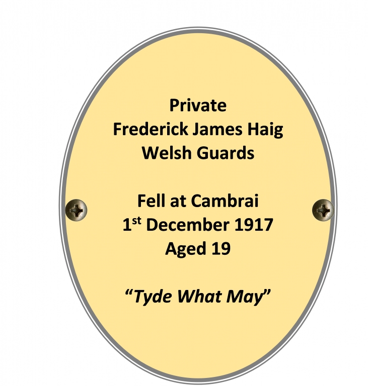 Private Frederick James Haig