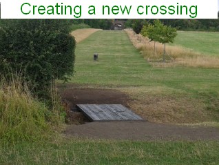 Creating a new crossing