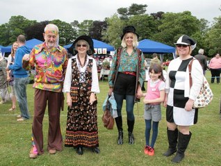 Peter and Maureen enter the Swinging Sixties dress competition