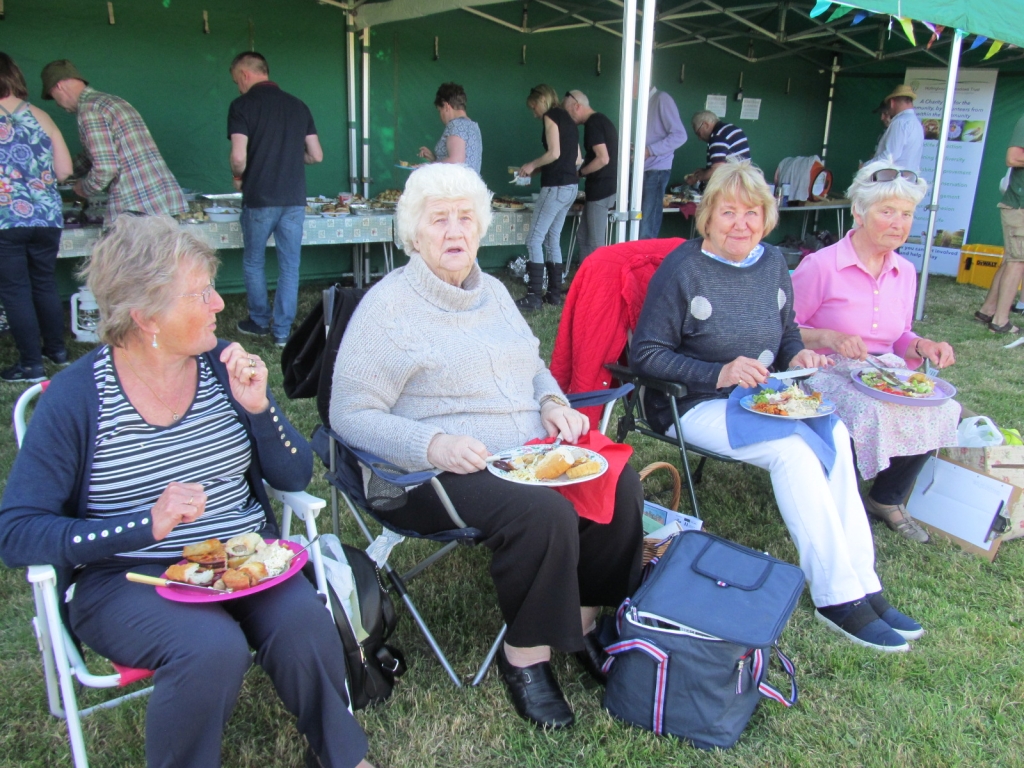 Right to left: Jenny Cox, Mary Henderson and Rita Moon